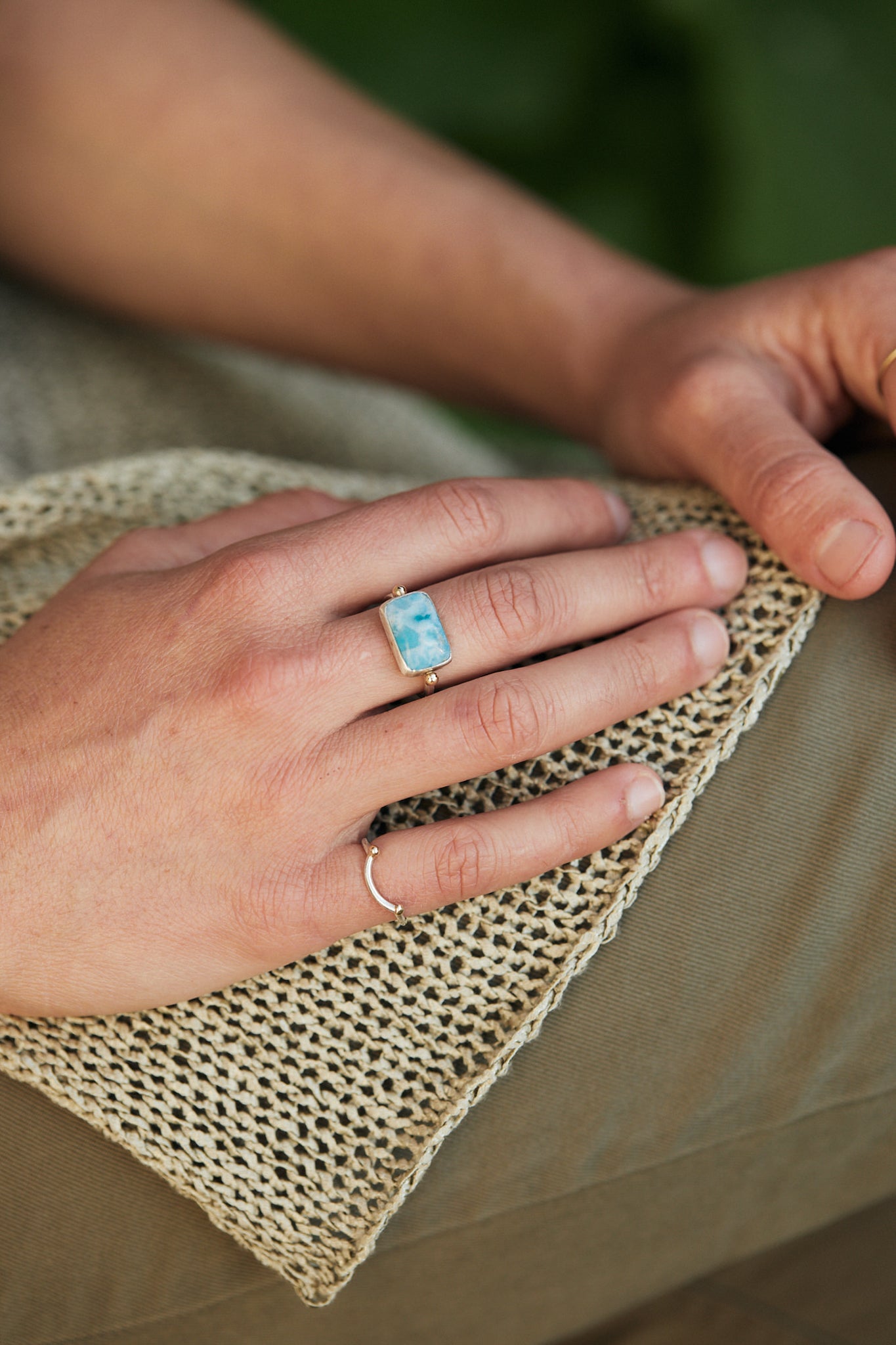 Larimar Ring
