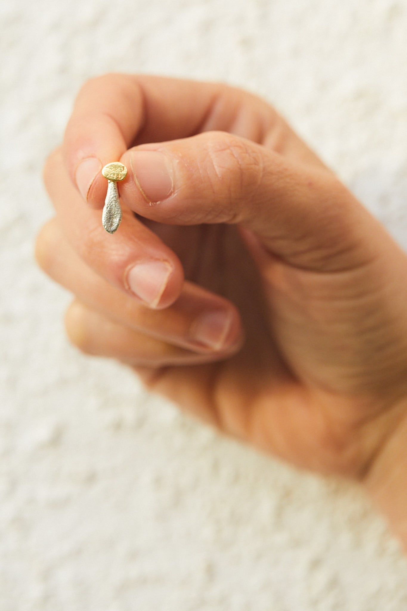 Gold Small Puddle Studs