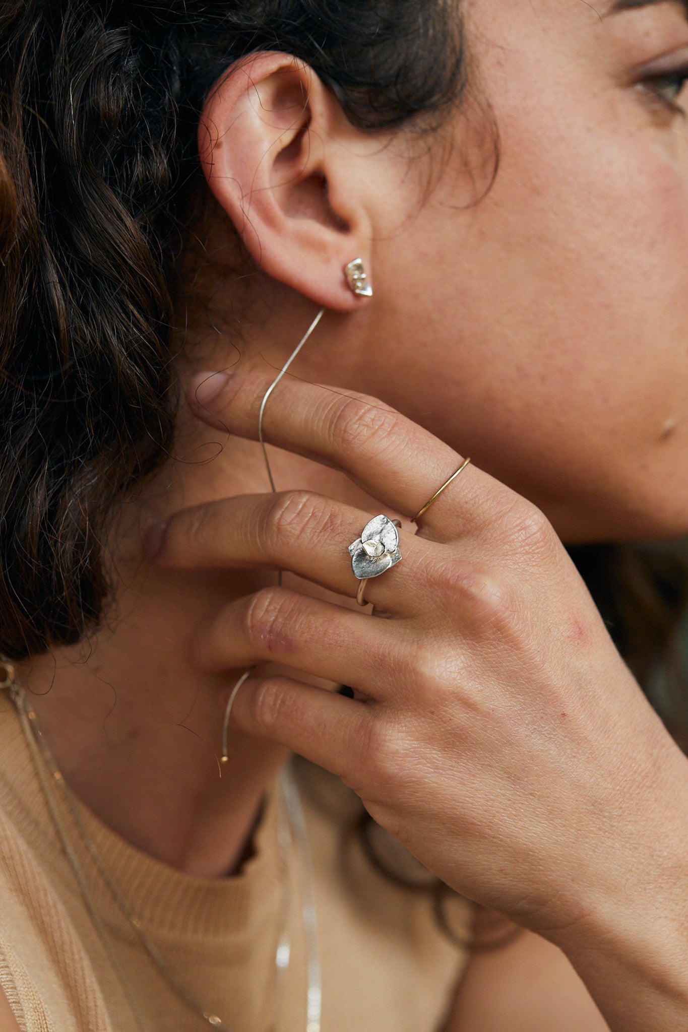 Real Leaf Ring