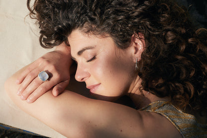Moonstone Rainbow Ring